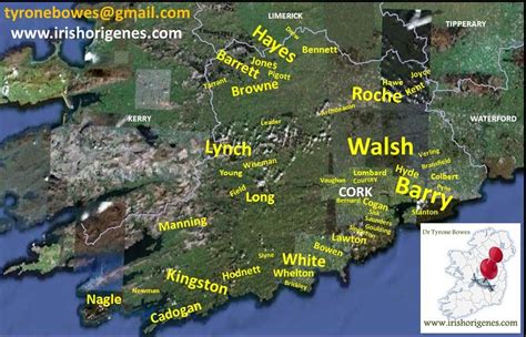 cork city ireland map|county cork ireland surnames.